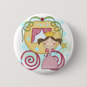 Princess in Carriage T-shirts and Gifts 2 Inch Round Button