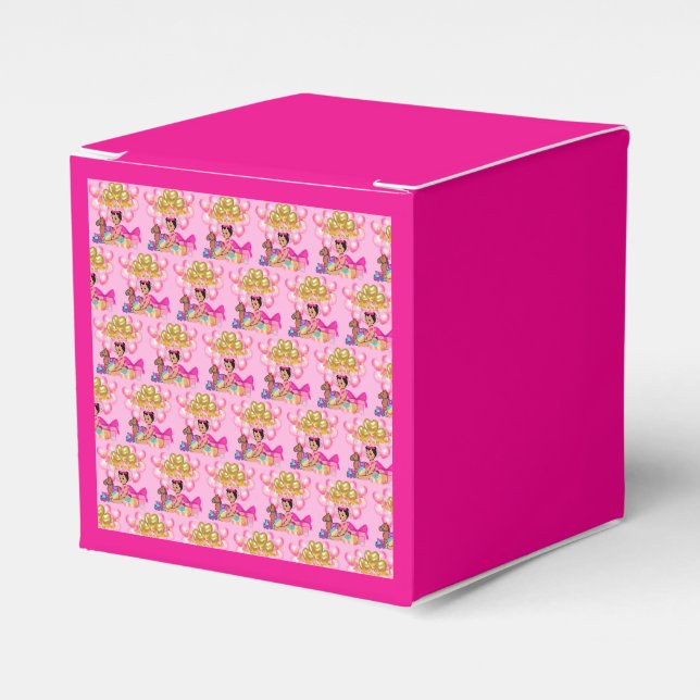 Princess in Pink  Favor Box (Front Side)