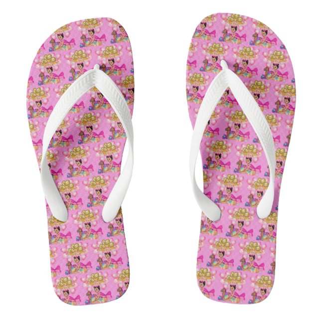 Princess in Pink  Flip Flops (Footbed)