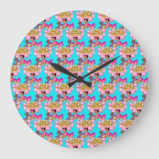 Princess in Pink Large Clock