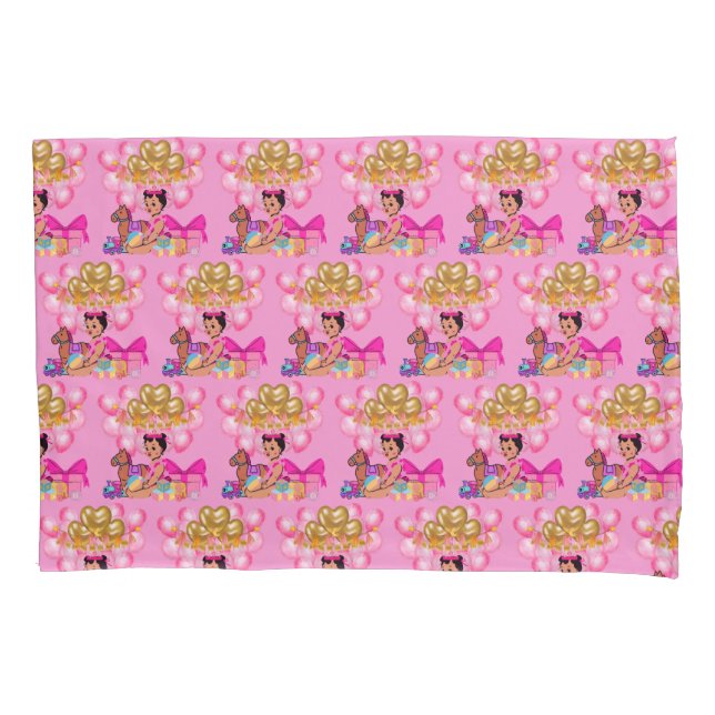 Princess in Pink Pillowcase (Front)