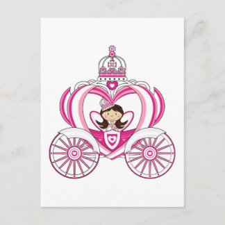 Princess in Royal Carriage Postcard