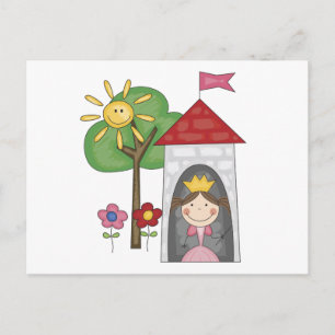 Princess in Tower Tshirts and Gifts Postcard