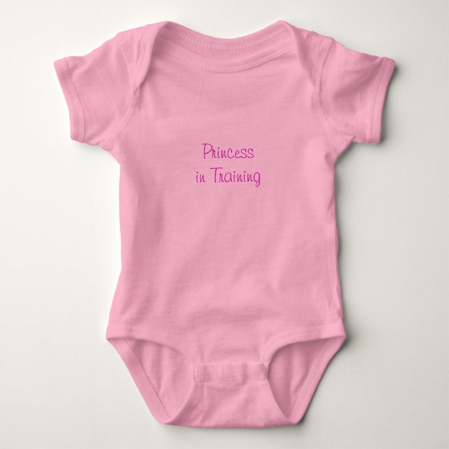 Princess in Training Baby Bodysuit (Front)