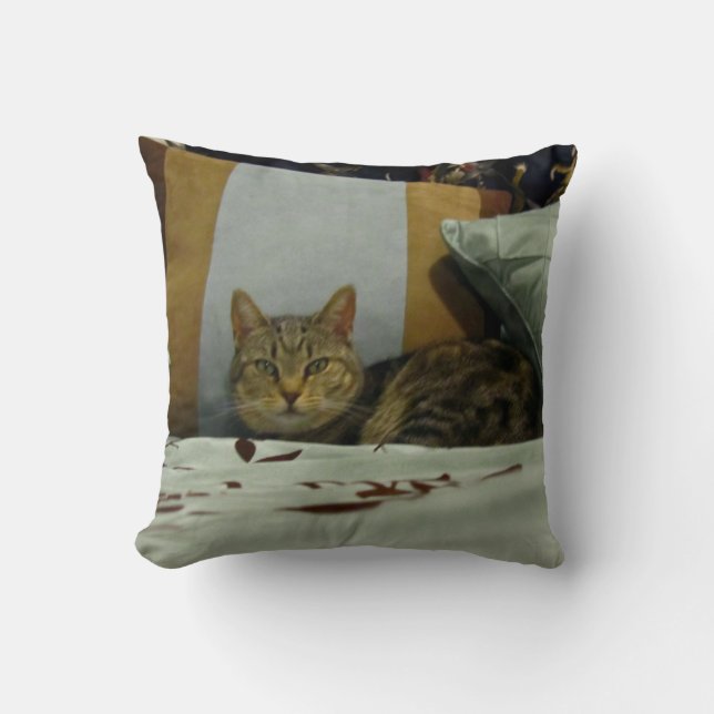 Princess Indigo Throw Pillow (Front)