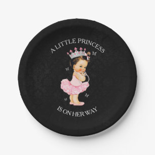 Princess It's a Girl Baby Shower plates