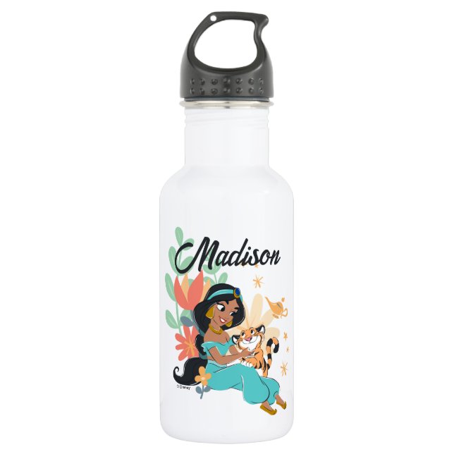 Princess Jasmine & Rajah - Magical Moments 532 Ml Water Bottle (Front)