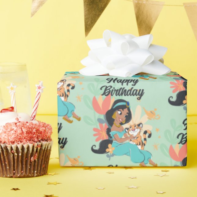 Princess Jasmine & Rajah - Magical Moments Wrapping Paper (Birthday Party)