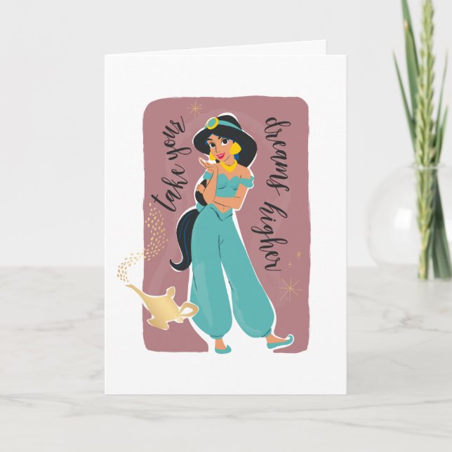 Princess Jasmine - Take Your Dreams Higher Card (Front)