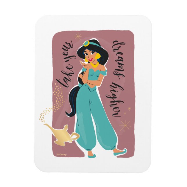 Princess Jasmine - Take Your Dreams Higher Magnet (Vertical)