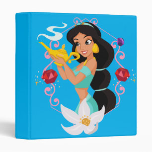 Princess Jasmine With Magic Lamp Binder