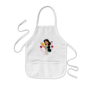Princess Jasmine With Magic Lamp Kids Apron