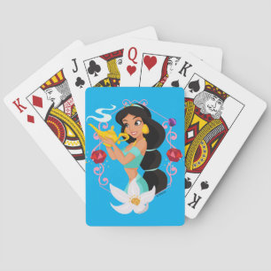 Princess Jasmine With Magic Lamp Playing Cards