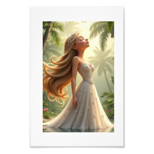 Princess Jena: Radiance in Paradise Photo Print