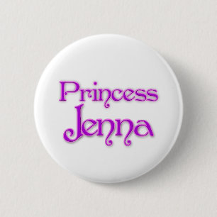 Princess Jenna 2 Inch Round Button