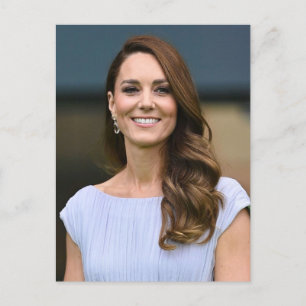 Princess Kate lilac stylized  Postcard