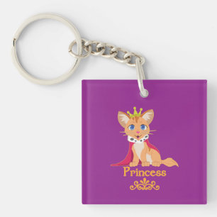 Princess Kitten Keychain