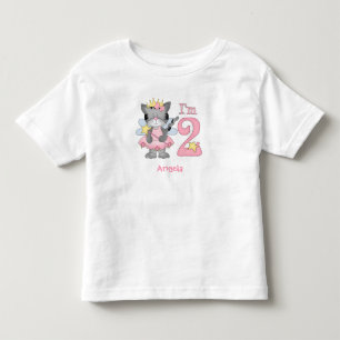 Princess Kitty 2nd Birthday Toddler T-shirt