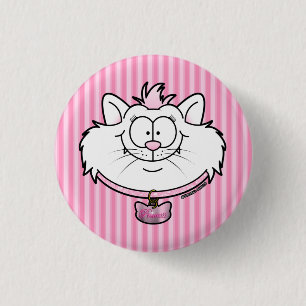 Princess Kitty Pink Sparkle Screwball Graphics 1 Inch Round Button