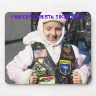 Princess Krista Biker Babe Mouse Pad