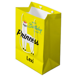 Princess Lama Design - Gift Bag - Large