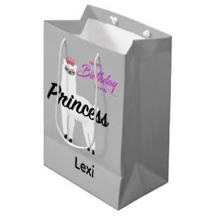 Princess Lama Design - Gift Bag - Large