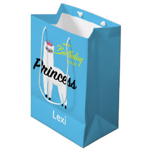 Princess Lama Design - Gift Bag - Large