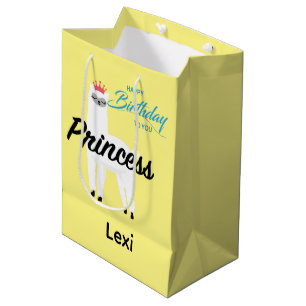 Princess Lama Design - Gift Bag - Large