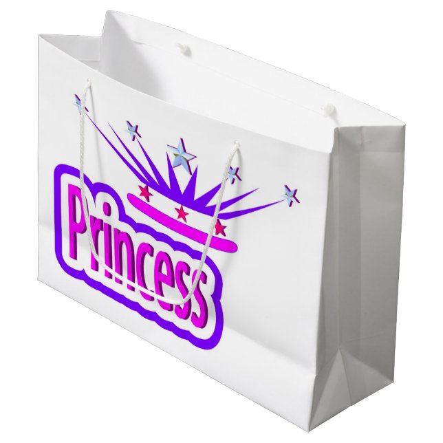 PRINCESS LARGE GIFT BAG (Front Angled)