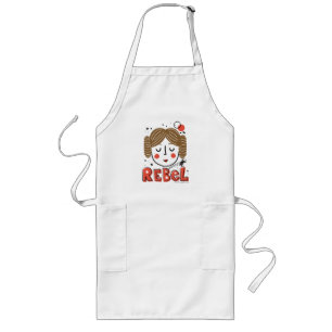 Princess Leia Doodle Long Apron