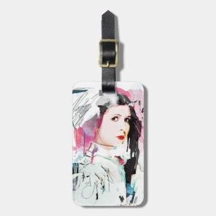 Princess Leia Rebel Collage Luggage Tag