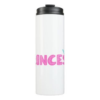 Princess lettering thermal tumbler