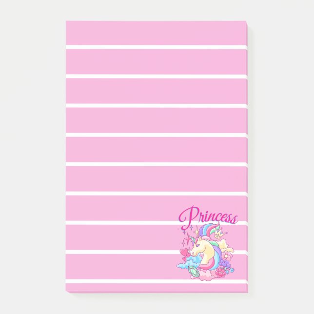Princess lined post-it notes (Front)