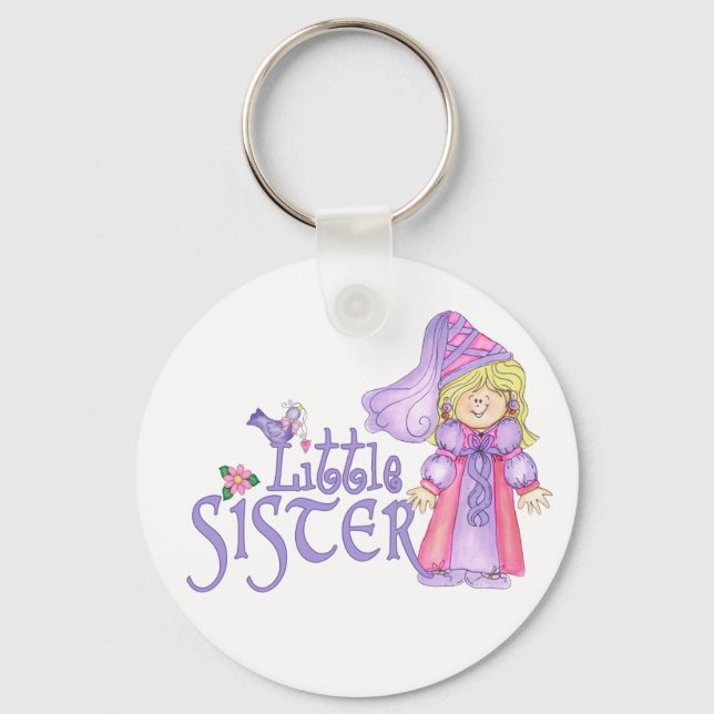 Princess Little Sister Keychain (Front)