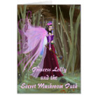 Princess Lolly Mushroom Path Greeting Note Card