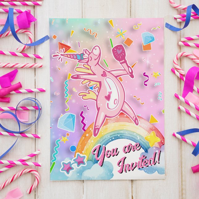 Princess Magical Unicorn Birthday Invite  (Creator Uploaded)