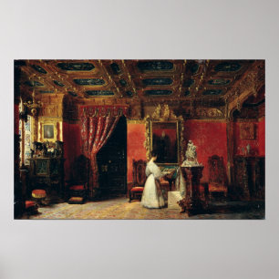 Princess Marie d'Orleans  in her Gothic Studio Poster