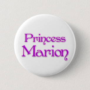Princess Marion 2 Inch Round Button