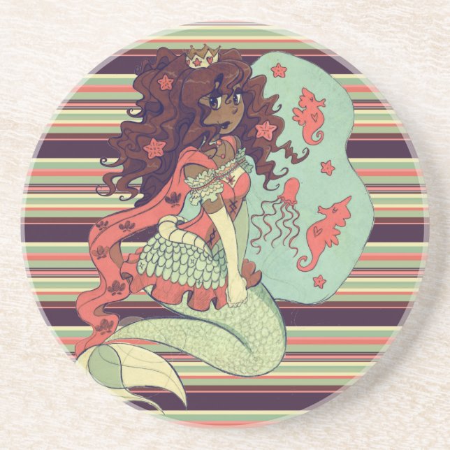 Princess Mermaid Coaster (Front)