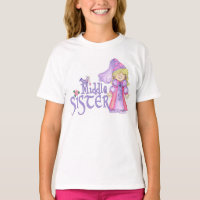 Princess MIddle Sister T-shirts