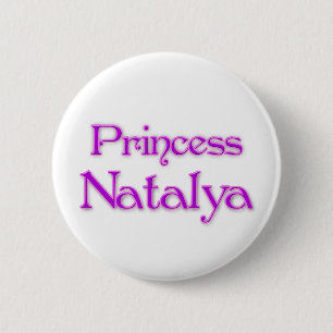 Princess Natalya 2 Inch Round Button