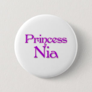 Princess Nia 2 Inch Round Button
