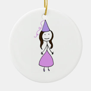 Princess Ninja! Ceramic Ornament