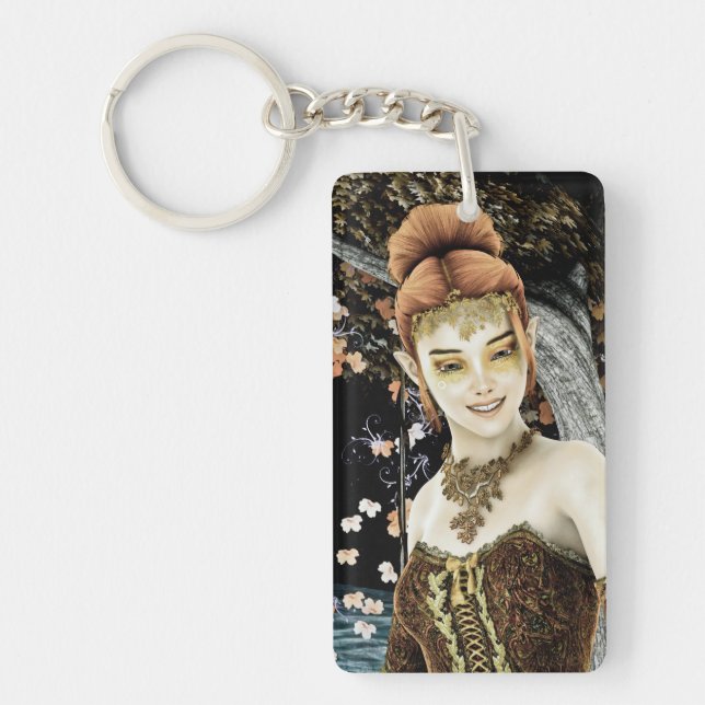Princess of Autumn Keychain (Front)