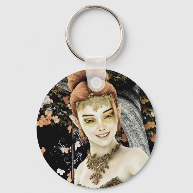 Princess of Autumn Keychain (Front)