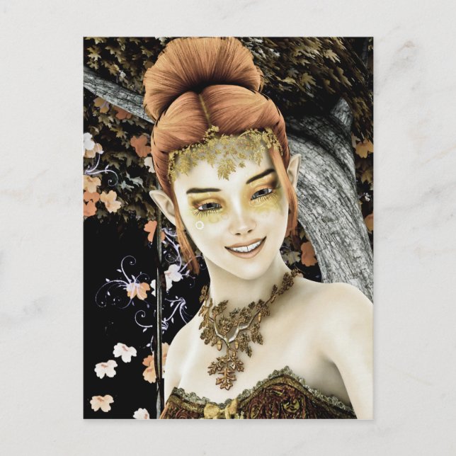 Princess of Autumn Postcard (Front)