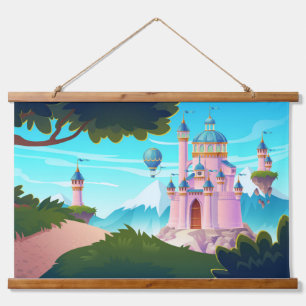 Princess of fairy palace hanging tapestry