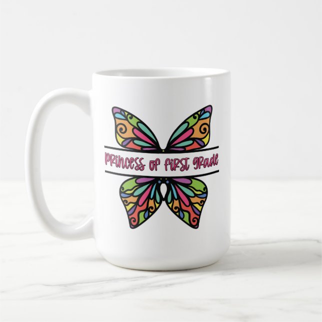 Princess Of First Grade Coffee Mug (Left)