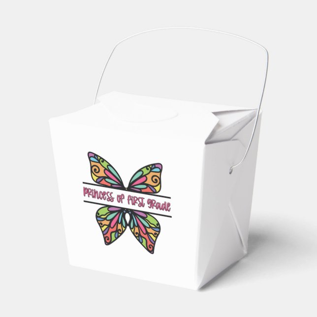 Princess Of First Grade Favor Box (Front Side)
