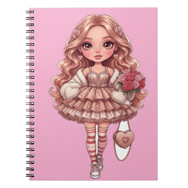 princess of hearts dall notebook (Front)